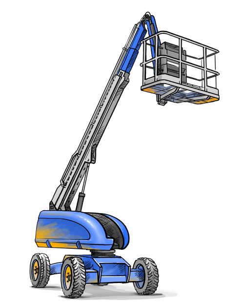 Telescopic boom lifts