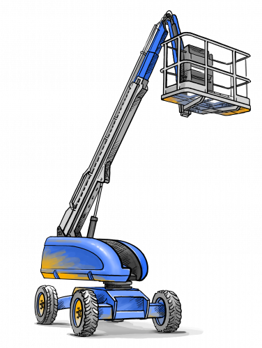 Telescopic boom lifts