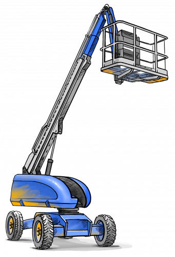 Telescopic boom lifts