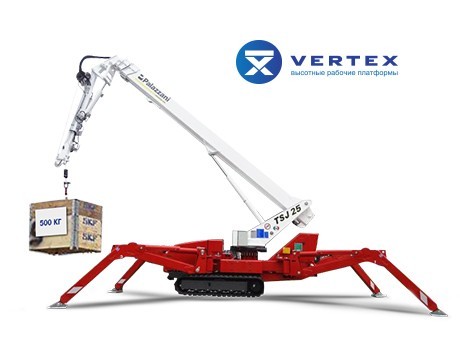 Crane winch for Palazzani spider-lifts