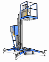 Non self-propelled vertical mast lifts