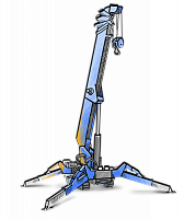 Мini spider cranes