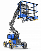 Articulated boom lifts